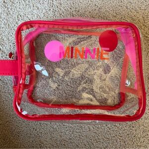 Disney Paris EXCLUSIVE Minnie Mouse Cosmetic Bag
